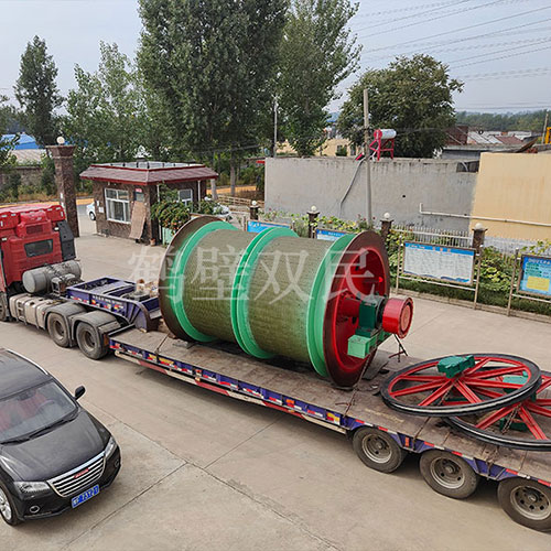 雙筒2.5米單繩纏繞式礦井提升機(jī)發(fā)貨！