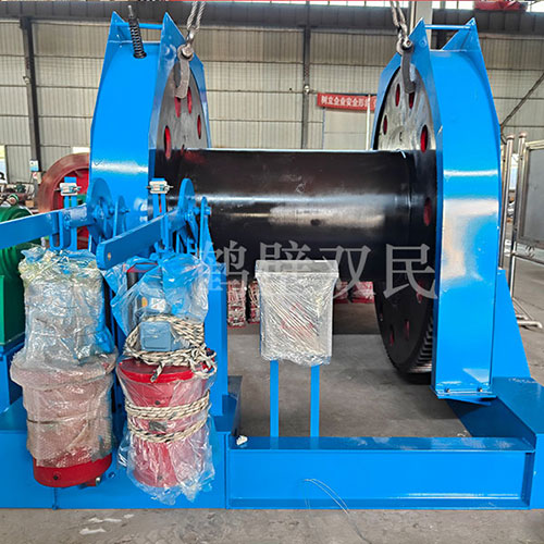 鶴壁雙民鑿井絞車25噸雙筒、16噸雙筒展示與發(fā)貨！